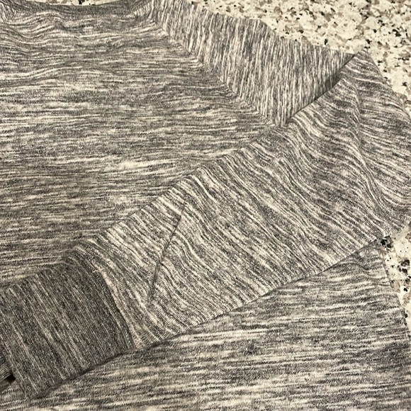 Harry Potter The Deathly Hollows light heathered gray terry-back sweater NWT XS - Picture 10 of 11